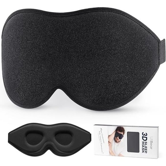 LitBear Sleep Mask for Side Sleepers 3D Contoured