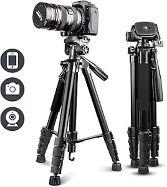 UBeesize 67” Tripod with Bluetooth Remote