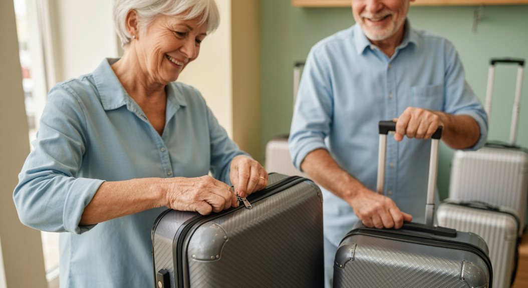 affordable luggage for retirees