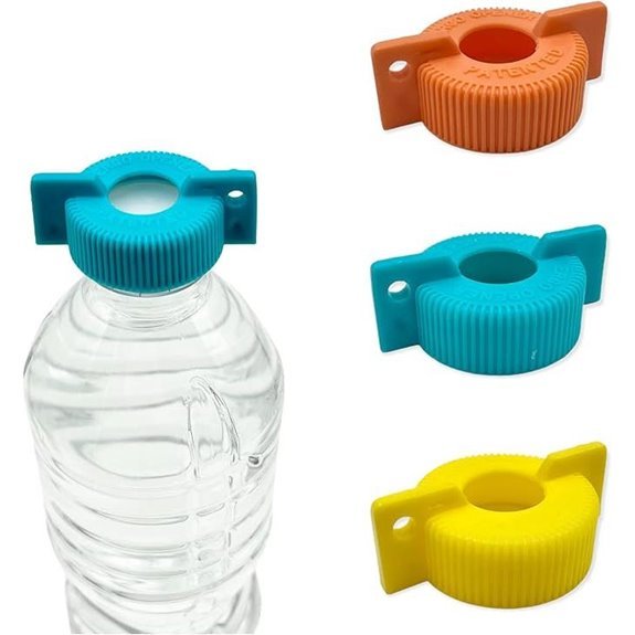 3-Pack Ergo Water Bottle Openers for Arthritis