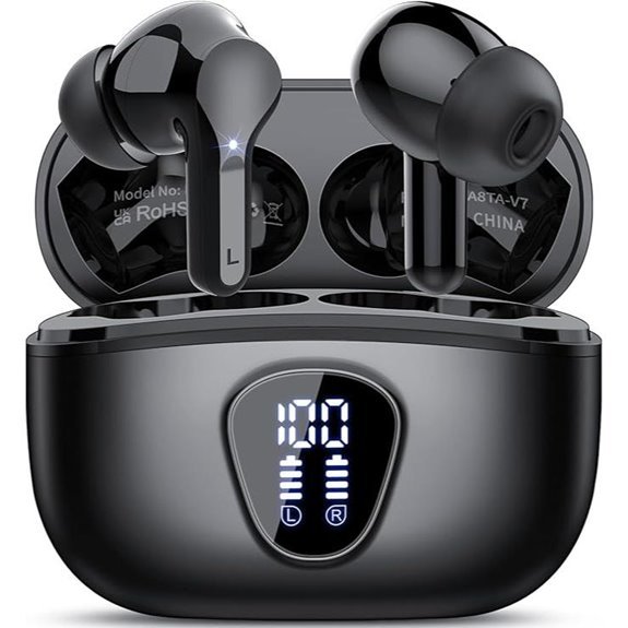 Wireless Earbuds Bluetooth 5.4 ENC Mic IP7 Waterproof