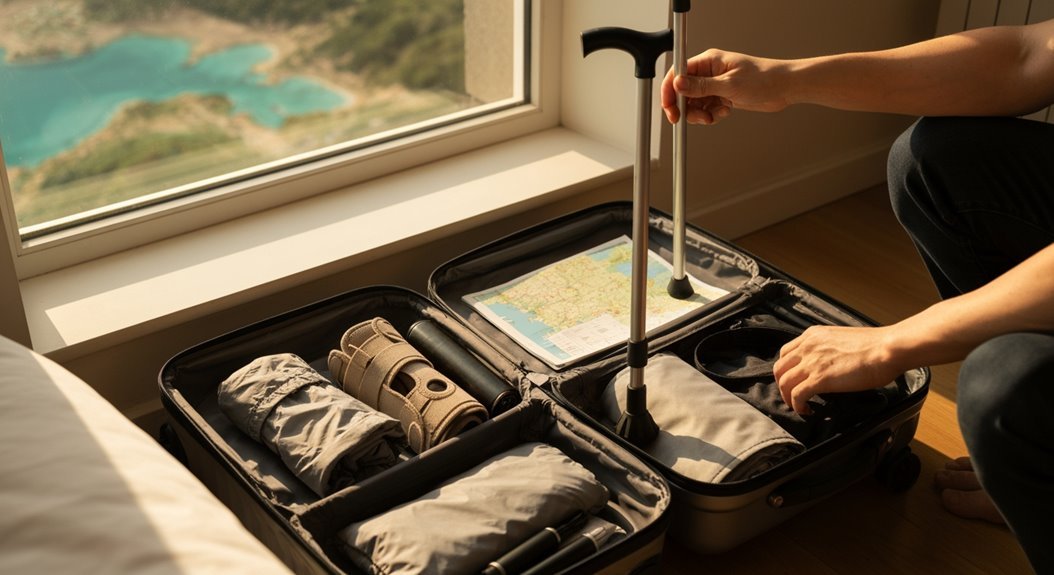 cane preparation for travel