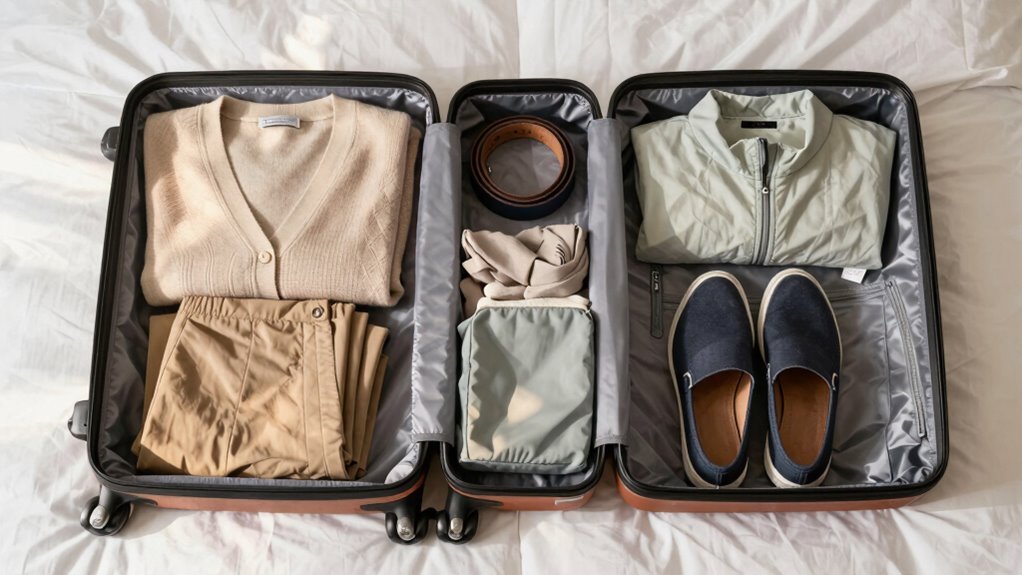 capsule wardrobe simplifies travel