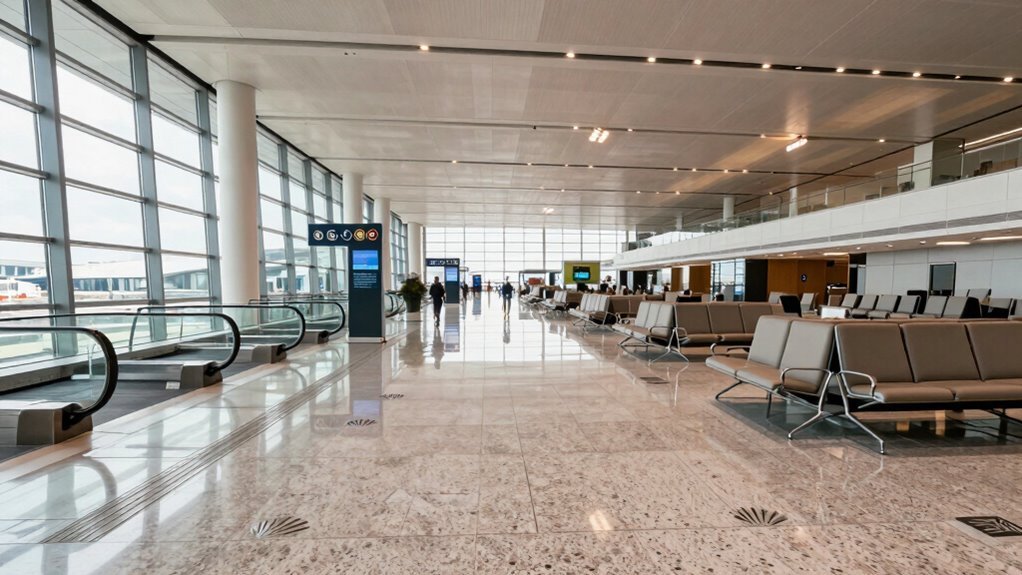 comfortable airport travel experience