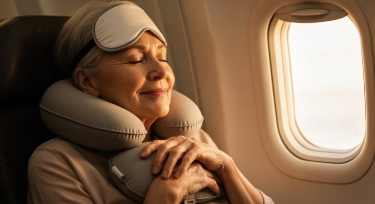 comfortable plane sleeping tips