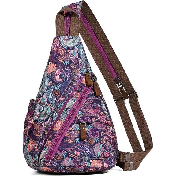 KL928 Canvas Sling Bag – Small Crossbody Daypack
