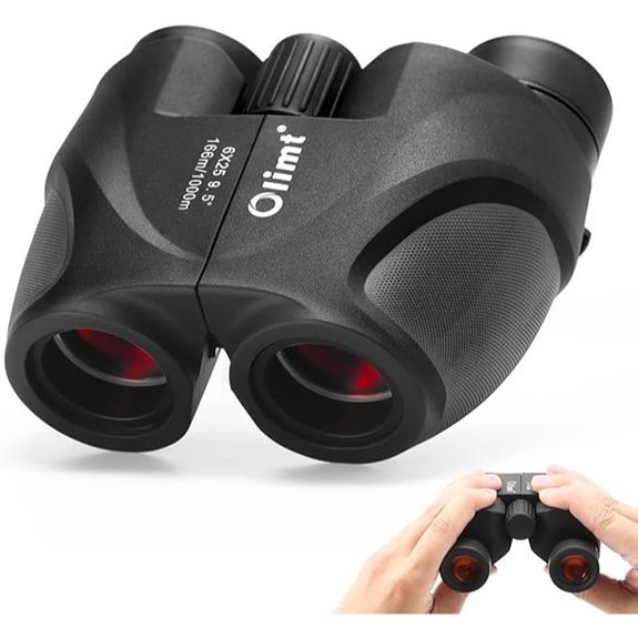6x25 Compact Binoculars Pocket ED Glass Bak-4