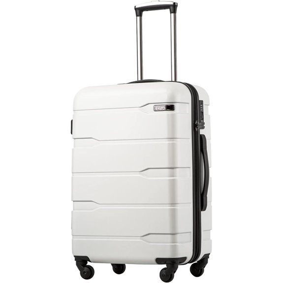 Coolife 20in Hardshell Luggage with TSA Lock