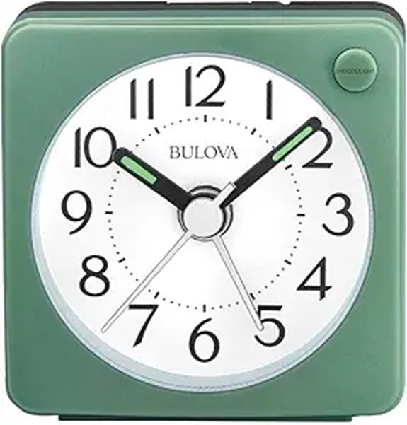 Bulova B1874 Ultra-Small Travel Alarm Clock