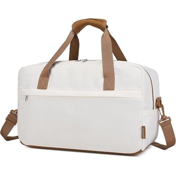 Kono Travel Duffel 14L Under-Seat Carry-On White