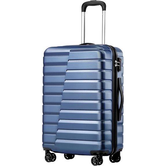 Coolife 20-Inch Carry-On Luggage with Wheels