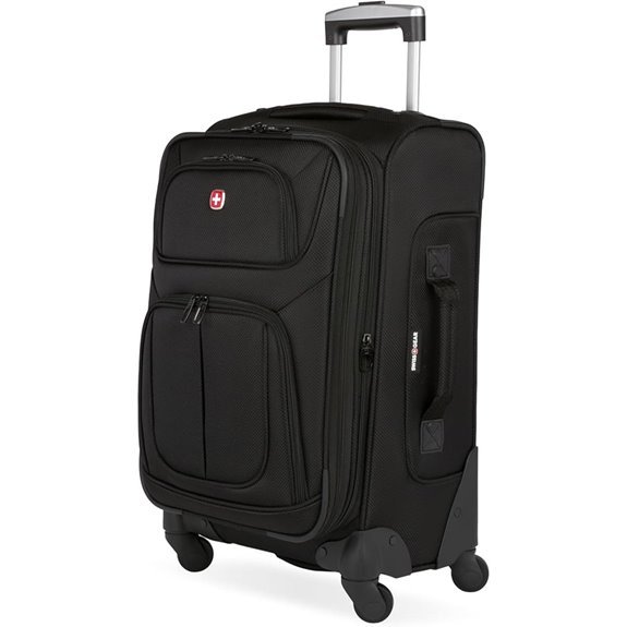 SwissGear Sion Softside Luggage 25-Inch Black