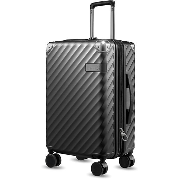 LUGGEX 20-Inch Spinner Luggage Polycarbonate Case