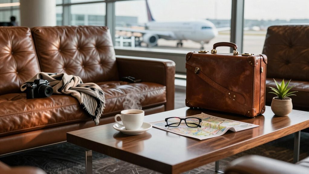 enjoying extended airport time