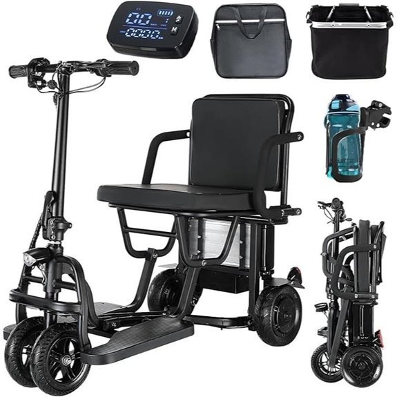 2025 Folding Mobility Scooter with Cruise Control