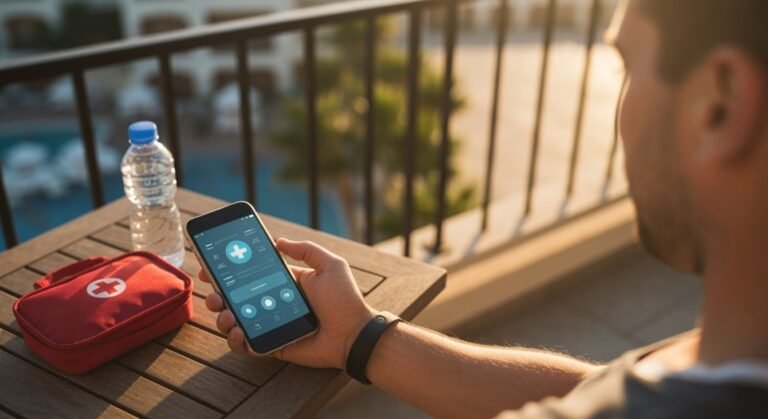 health tracking while traveling