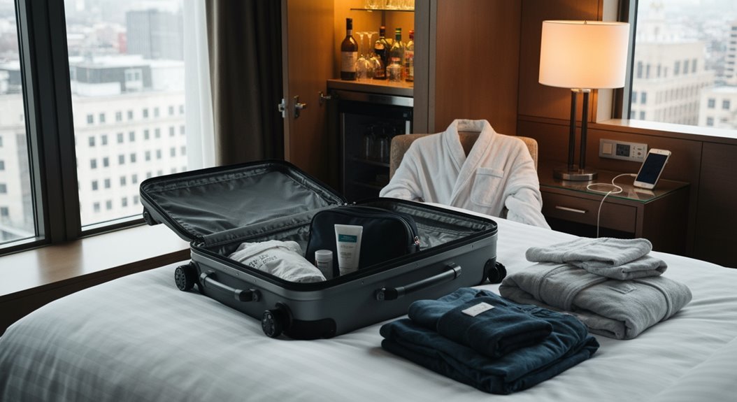 inspect room before relaxing