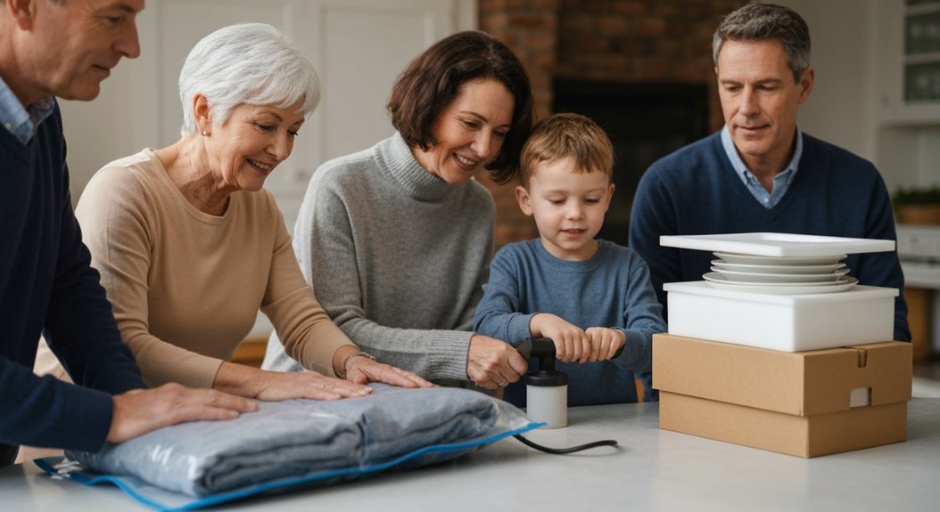 involve family in downsizing