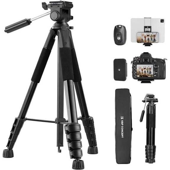 K&F Concept 75-inch Lightweight Camera Tripod