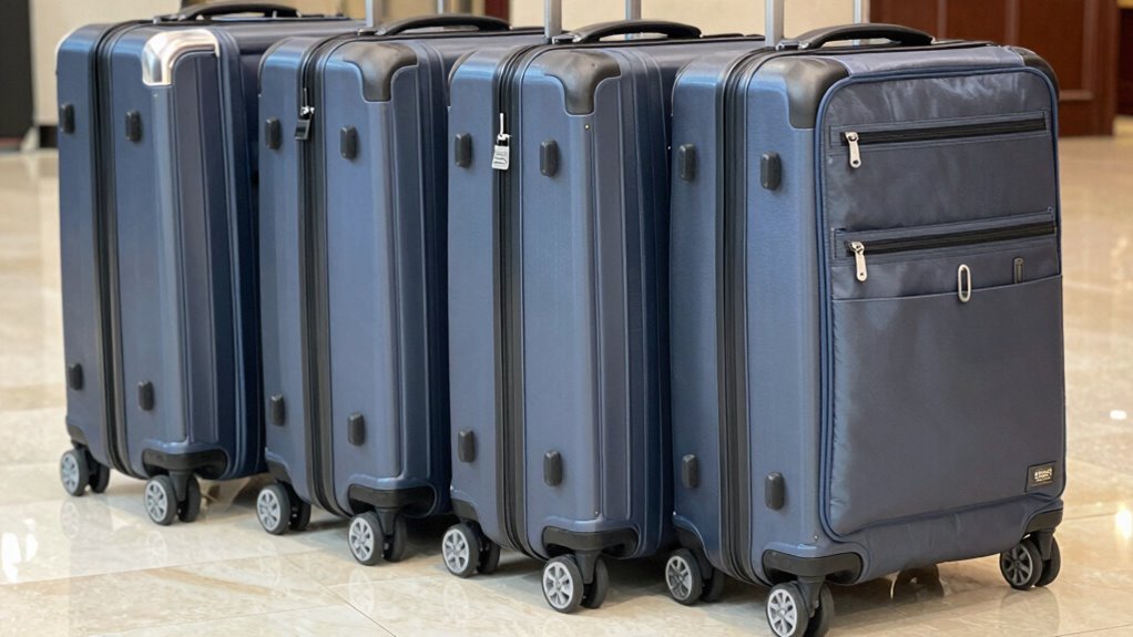 lightweight and organized luggage