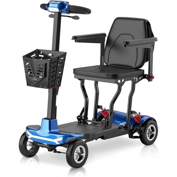Ultra Lightweight Folding Mobility Scooter for Adults 275lb