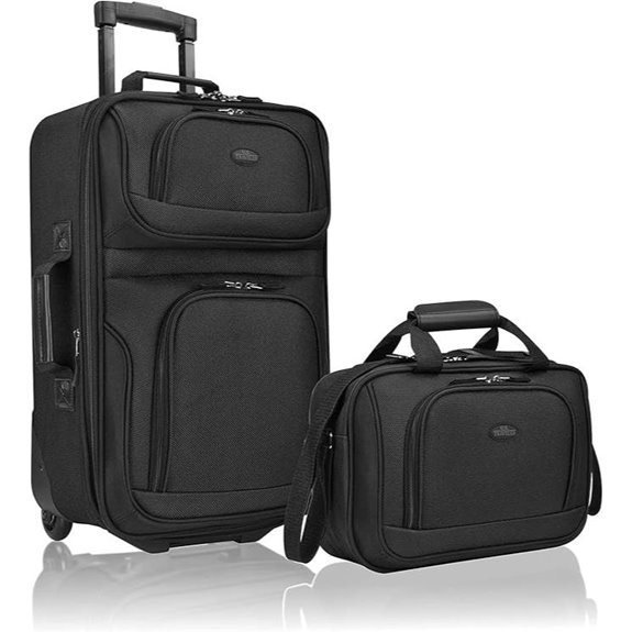 U.S. Traveler Rio Lightweight Softside Carry-On Suitcase