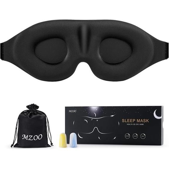 MZOO Luxury 3D Light-Blocking Sleep Eye Mask