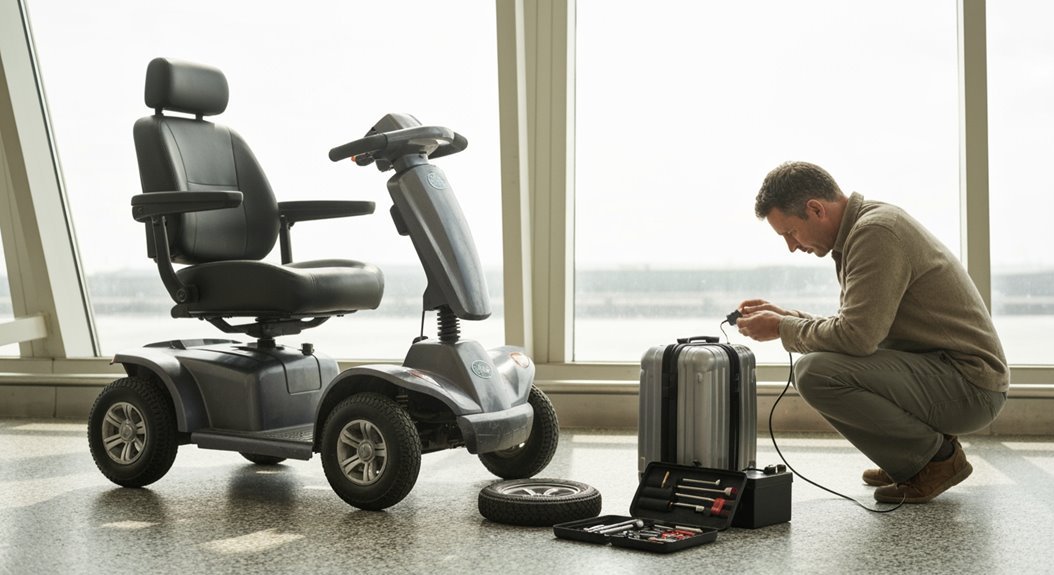 mobility scooter travel maintenance