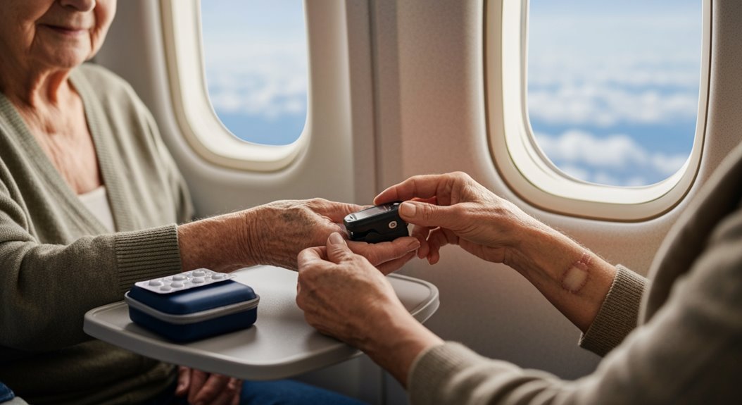 monitor health while traveling