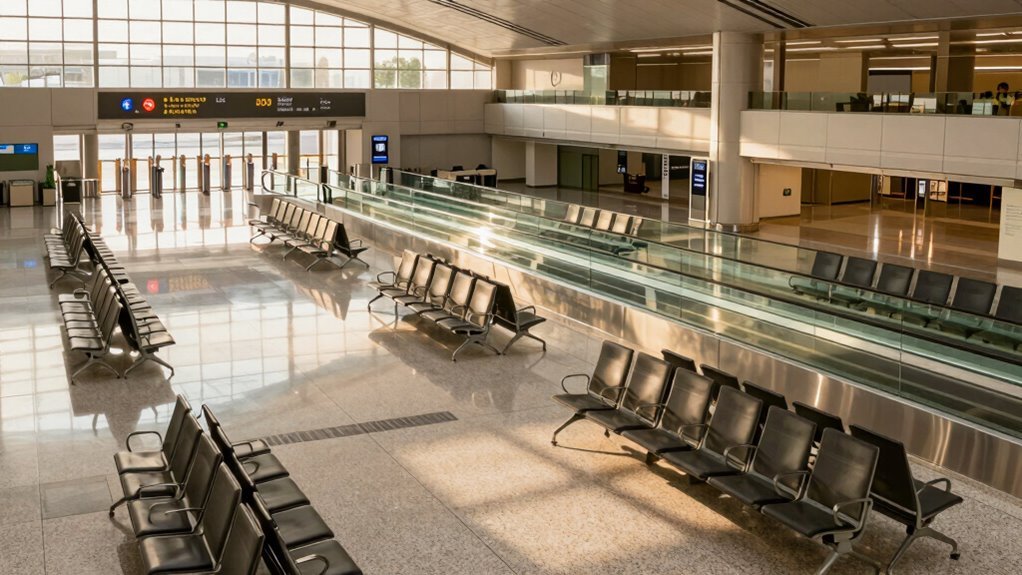 navigate large airport terminals