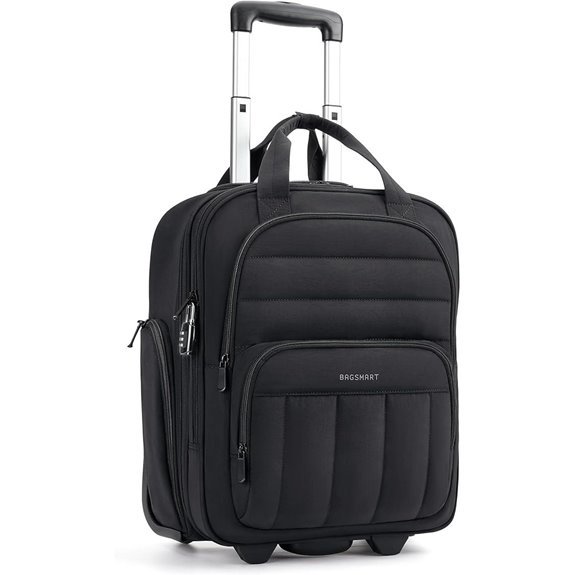 BAGSMART 16-Inch Underseat Luggage with Wheels