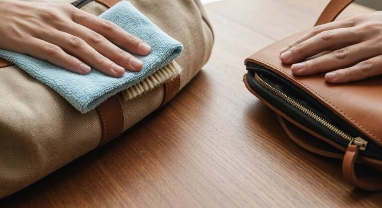 proper travel bag care