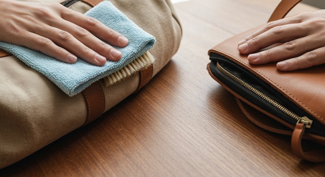 proper travel bag care