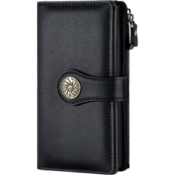 Travelambo RFID Blocking Wallet with Trifold Clutch
