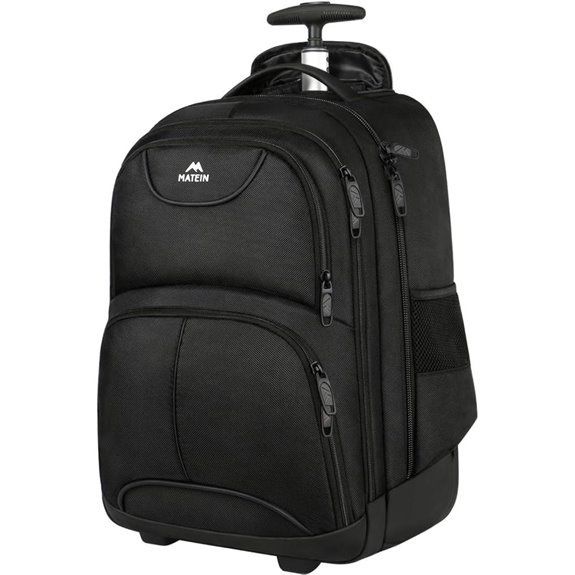 MATEIN 17-Inch Rolling Laptop Backpack