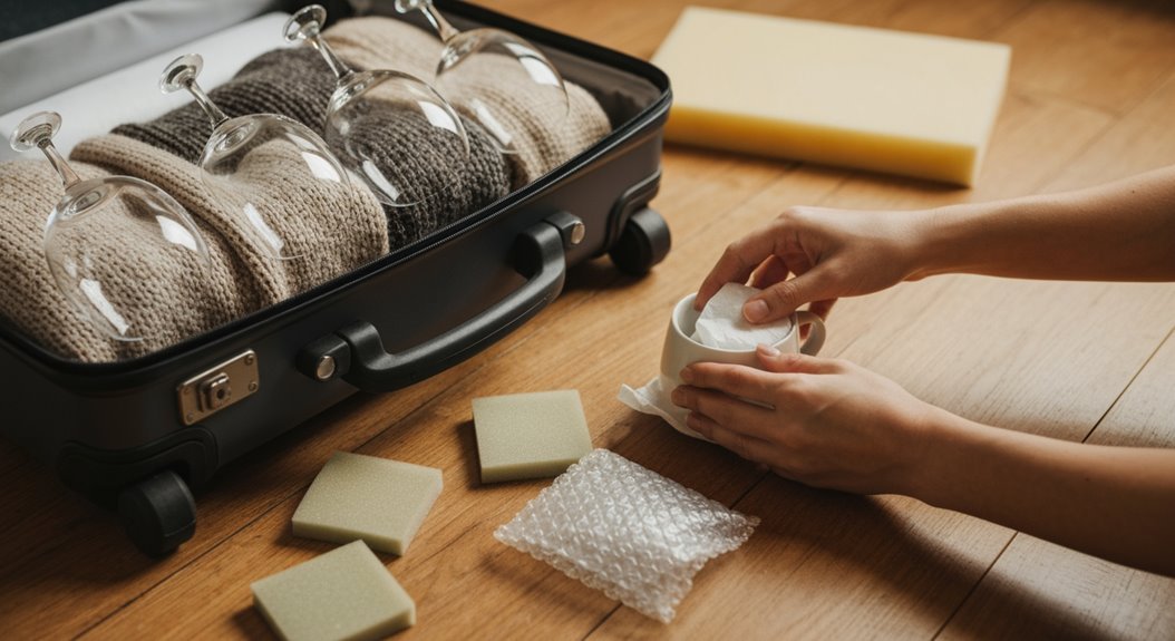 safely secure delicate belongings