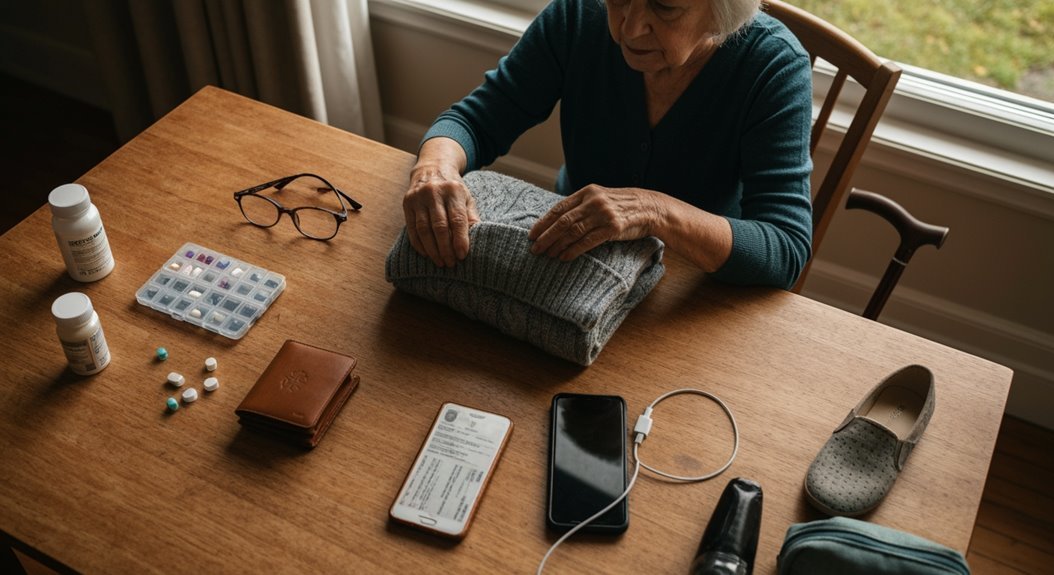 seniors urgent packing essentials