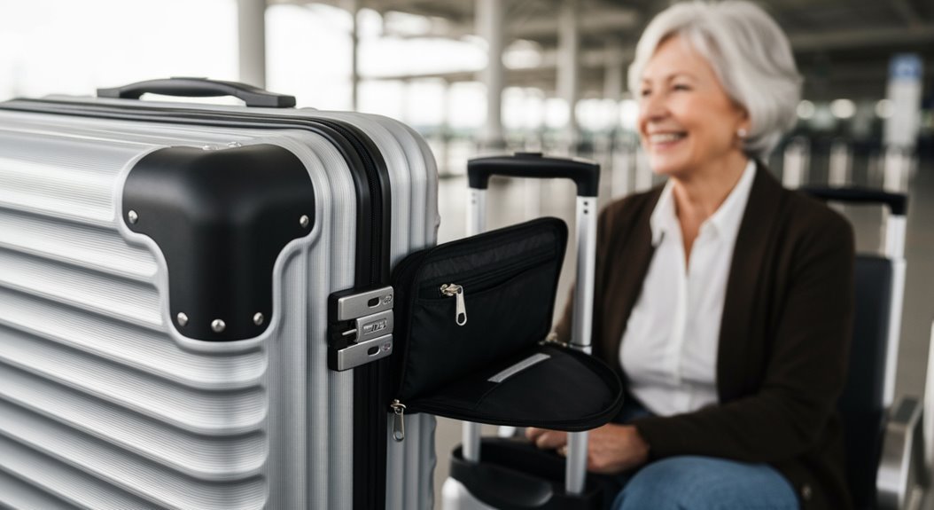 smart luggage security features