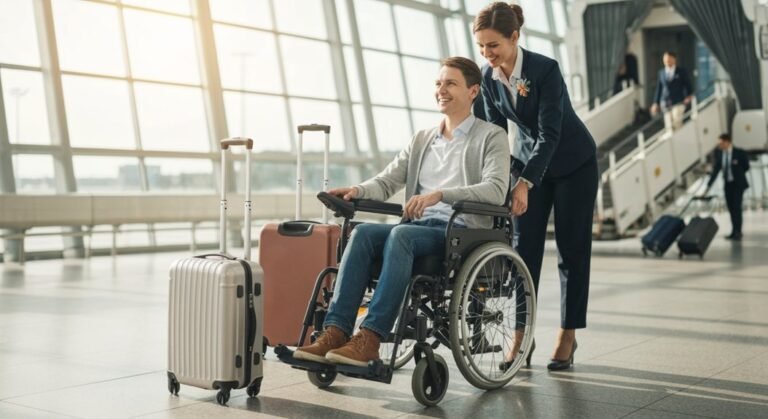 traveling by air wheelchair