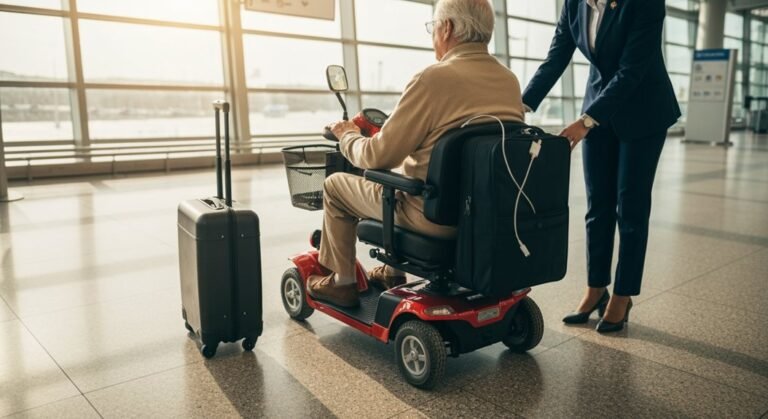 traveling with mobility scooter