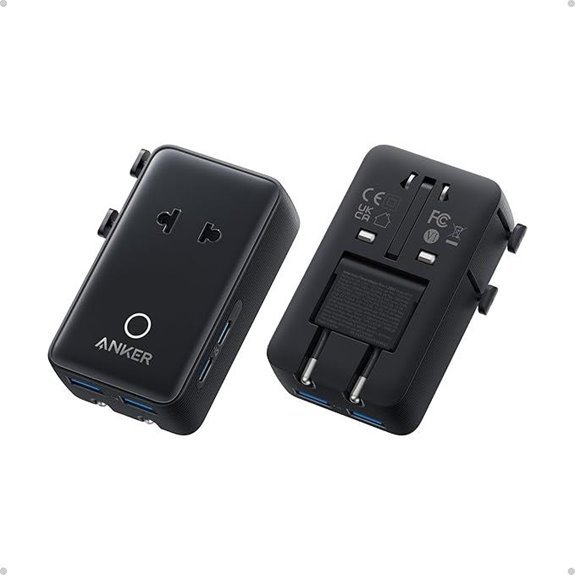 Anker Nano Travel Adapter 5 Ports 200+ Countries