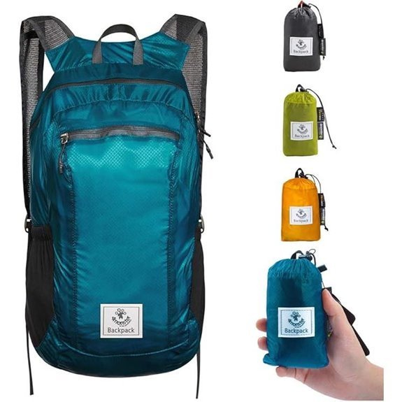 4Monster Hiking Daypack: Water-Resistant Packable Backpack