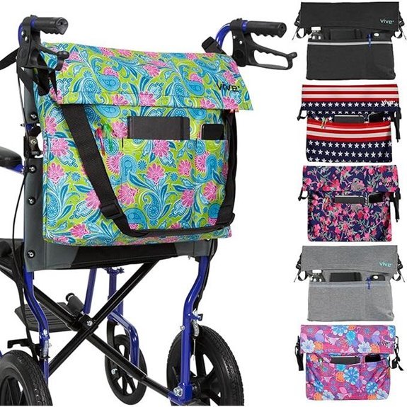 Vive XL Wheelchair Bag: Waterproof Durable 15 Colors